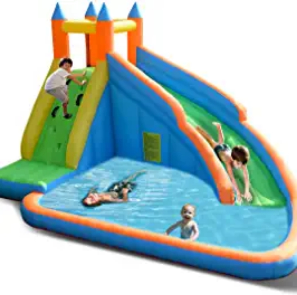 Inflatable water slide